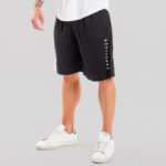 Mesh basketball shorts, black